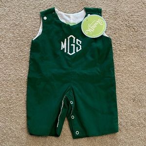 MGS monogrammed corduroy longall